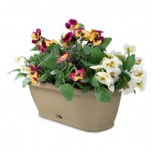 18058 - grande pot latte with flowers